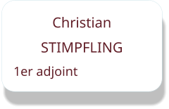 Christian STIMPFLING 1er adjoint