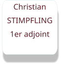 Christian STIMPFLING 1er adjoint